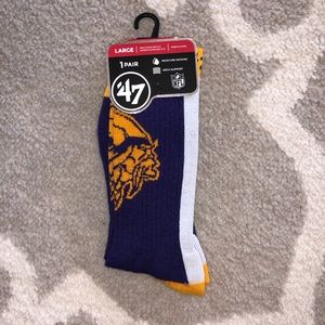 Minnesota Vikings Football Socks